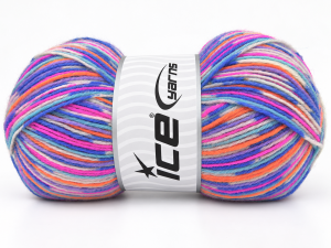 [fnt2-85966] Victory (Turquoise Blue Lilac Pink Orange)